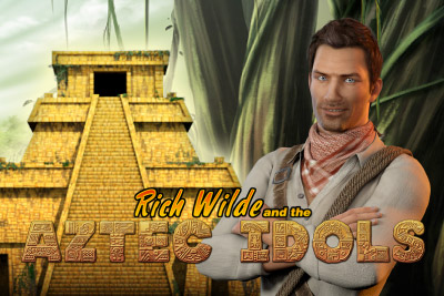 Screenshot website Rich Wilde and the Aztec Idols